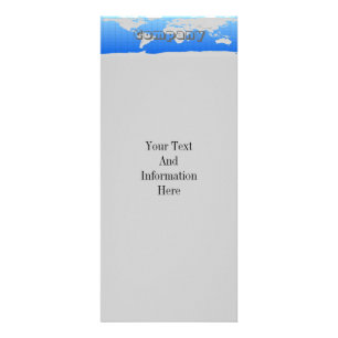 Cartão de Rack do World Map