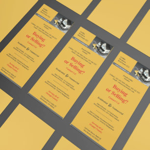 Cartão de rack para empresas imobiliárias