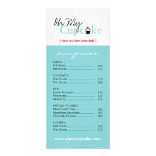 Cartão de rack para panificação