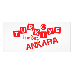 Cartão de rack TURKEY ANKARA - personalizar