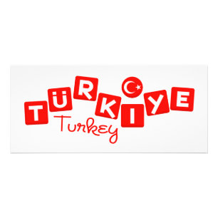 Cartão de rack TURKEY - personalizar