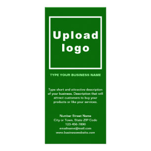 Cartão de rack verde para empresas