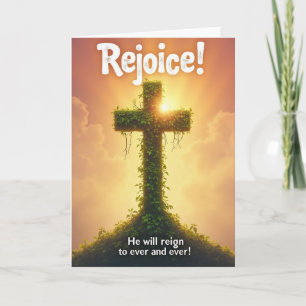 Cartão de Radiância Espiritual Alegrai-vos
