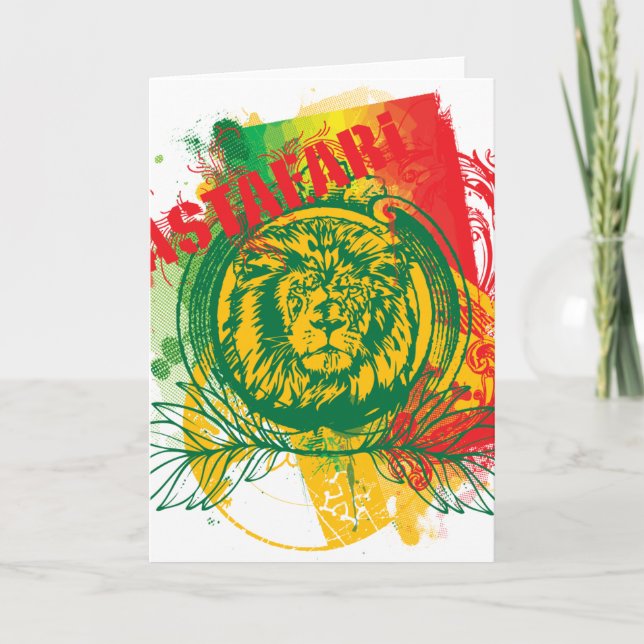 Cartão de Rastafari (Frente)