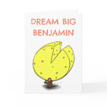 Cartão de rato bonito, engraçado e inspirador