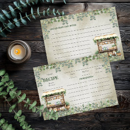 Cartão de recebimento de Fazenda de mercado do agr