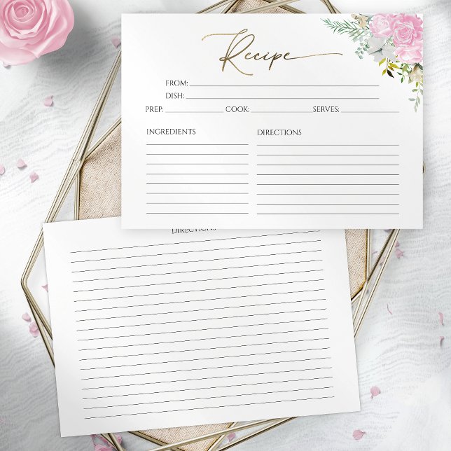 Cartão de Receita de Chá de panela de Flor Selvage (Criador carregado)