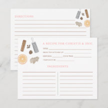 Cartão de Receita de Especiais de Troca de Cookies