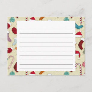 Cartão de Receita de Feriado