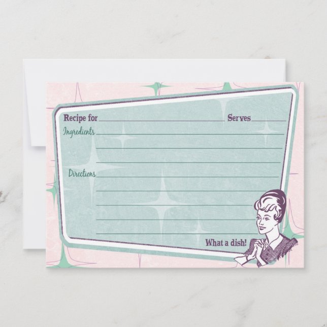 Cartão de Receita do Cabelo de Colmeia Retroativa (Frente)