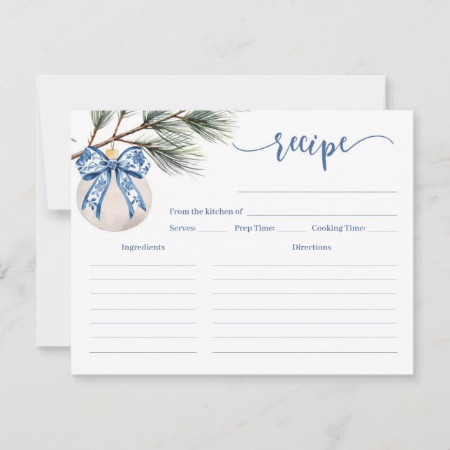 Cartão de Receita do Chá de panela da China Invern (Frente)