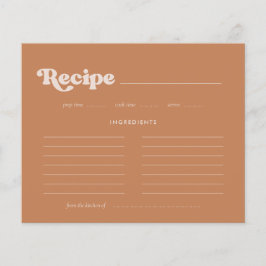 Cartão de receita do Chá de panela de açúcar na mo