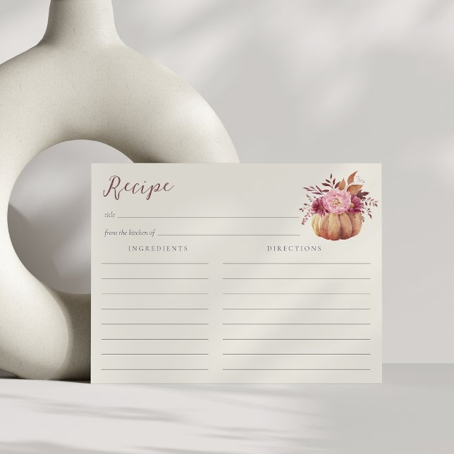 Cartão de Receita do Chá de panela de Flores Selva (Criador carregado)