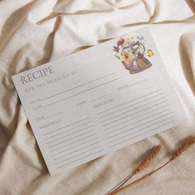 Cartão de Receita do Chá de panela do Partido do C (Criador carregado)