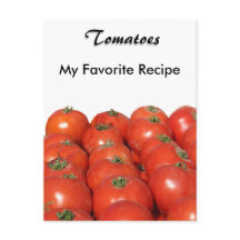Cartão de receita - Tomates