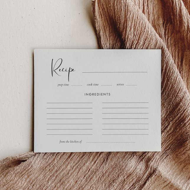 Cartão de receita verde para sábado elegante e mod (Criador carregado)