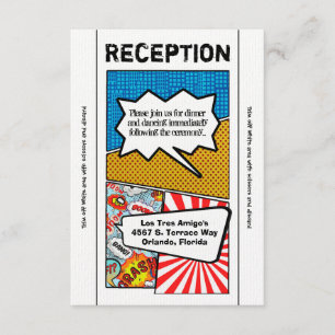 Cartão de Recepção 3.5x7 em Formato de História em