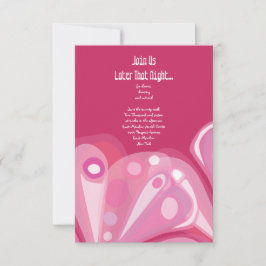 Cartão de recepção de Bat Mitzvah Bat Bat Bat