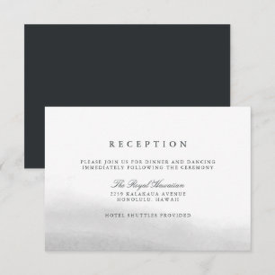 Cartão de Recepção de Casamento Mist