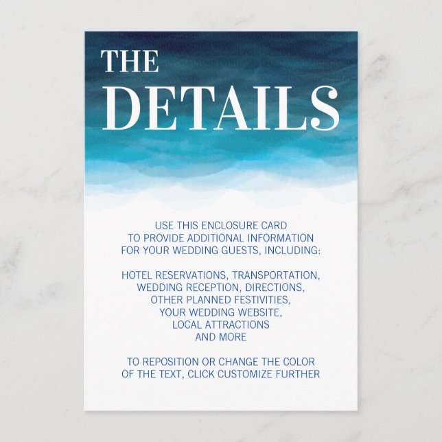 Cartão de Recepção de Convite para Casamento de On (Frente)