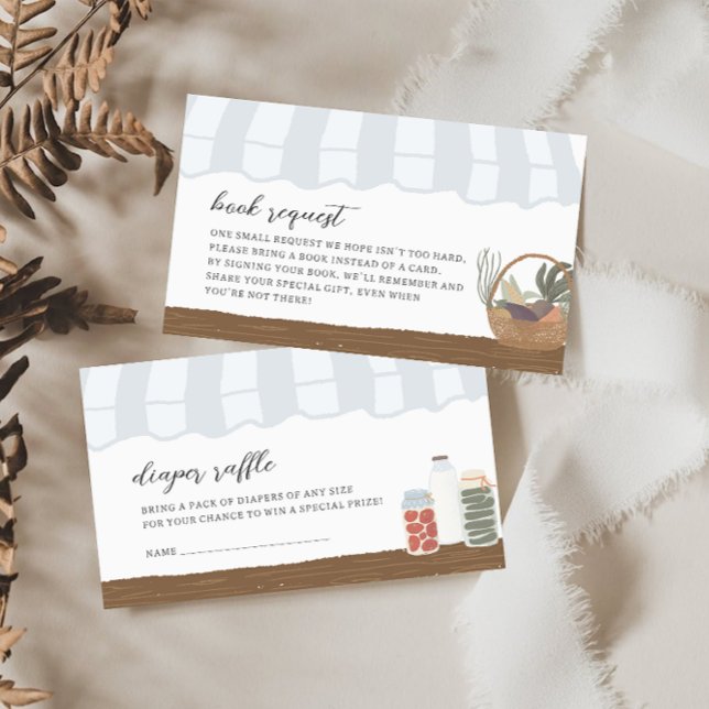 Cartão de Recepção de Livro de Bebê do Farmer (Criador carregado)