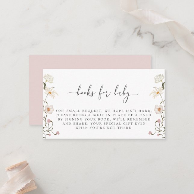 Cartão de Receptáculo de Pedido de Livro Selvagem (Frente/Verso In Situ)