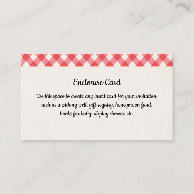 Cartão de recinto de churrasco (Frente)