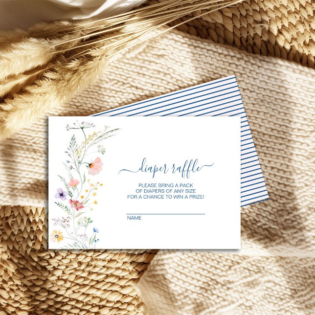 Cartão de recinto de flores silvestres Baby in Blo (Criador carregado)