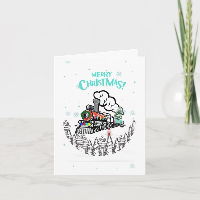 Cartão de reconhecimento do autismo de Natal de tr (Frente)