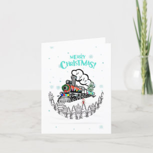 Cartão de reconhecimento do autismo de Natal de tr