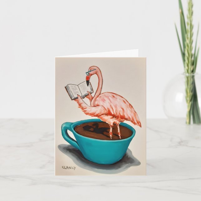 Cartão de Recuperação do Flamingo (Frente)