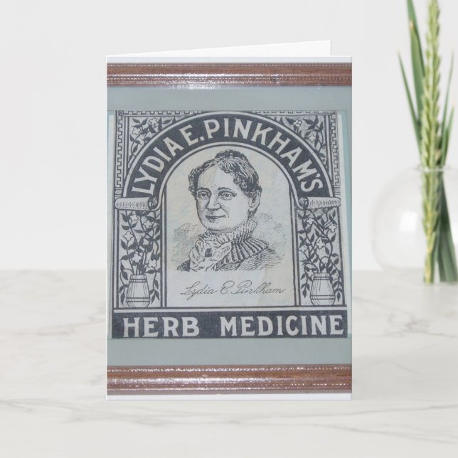 Cartão de Recuperação “Lydia E. Pinkham” (Frente)