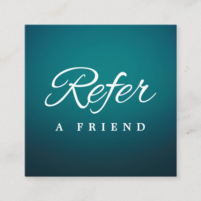 Cartão de referência comercial minimalista (Frente)