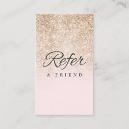 Cartão de referência comercial minimalista