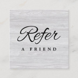 Cartão de referência comercial minimalista