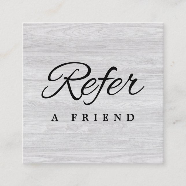 Cartão de referência comercial minimalista (Frente)