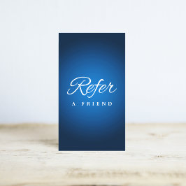 Cartão de referência comercial minimalista