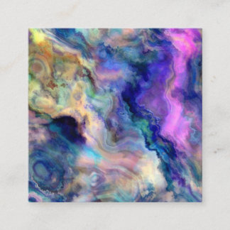 Cartão de referência de mármore colorido