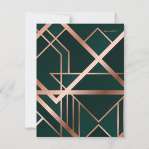 Cartão de referência de script verde