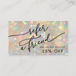 cartão de referência de textura opal brilhante