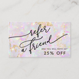 cartão de referência de textura opal pastel