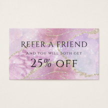 cartão de referência do efeito perolescente faux