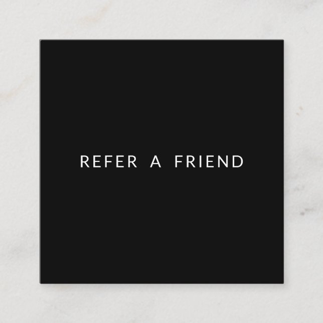 Cartão de Referência Moderno Mínimo Imobiliário (Frente)