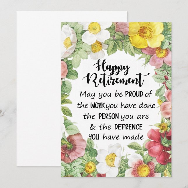 Cartão De Reforma, Cartão De Trabalho De Saída, Re (Frente/Verso)