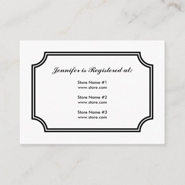 Cartão de Registro com Padrão Cruzado Medieval (Frente)