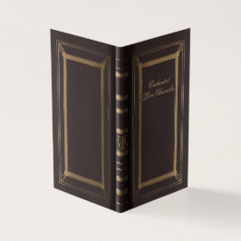 Cartão de registro de detalhes do livro de amor