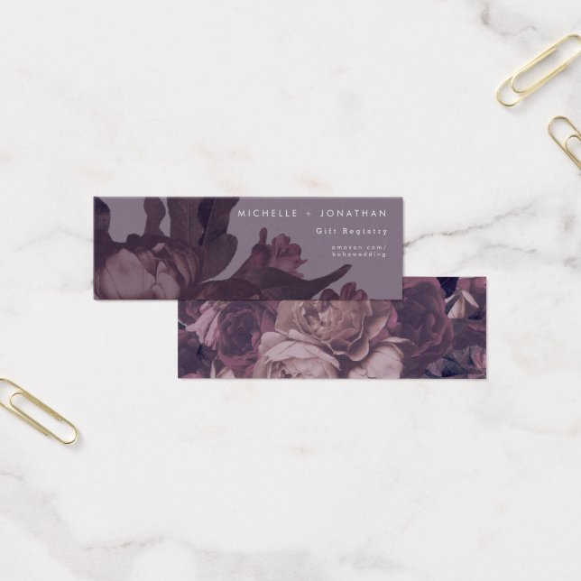 Cartão de Registro do Purple Fantasy Gift (Escritótio)