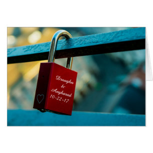 Cartão de Relacionamento Personalizado "Love Lock"