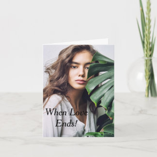 Cartão de Relacionamento Título/ Quando O Amor Ter