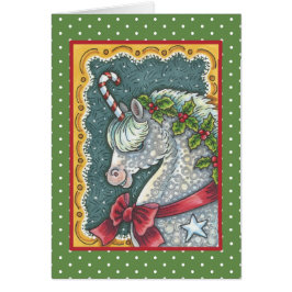 CARTÃO DE REPRODUÇÃO DE CHRISTMAS UNICORN CANDÊS C